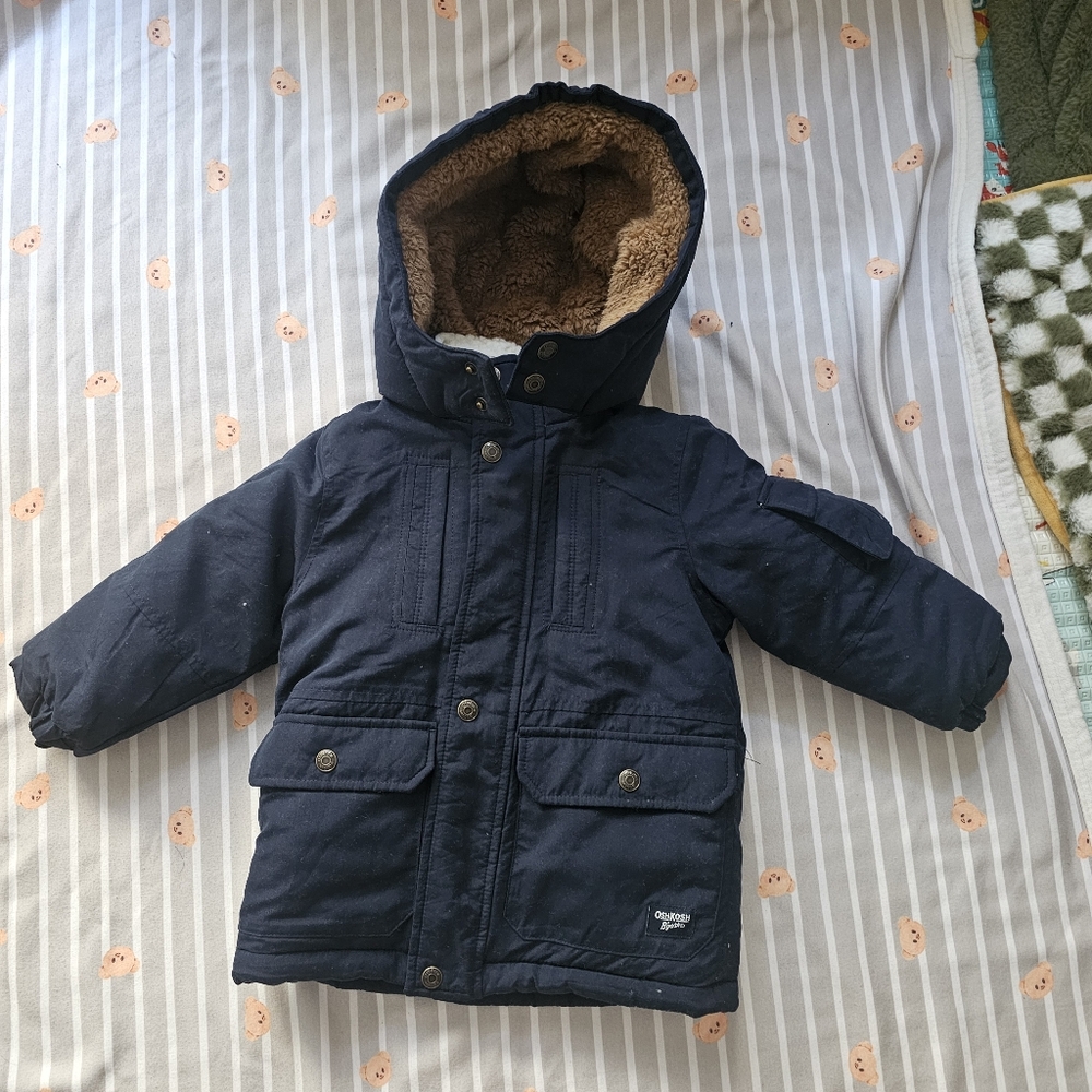 Oshkosh Brand Peacoat Jacket For Toddler 2T